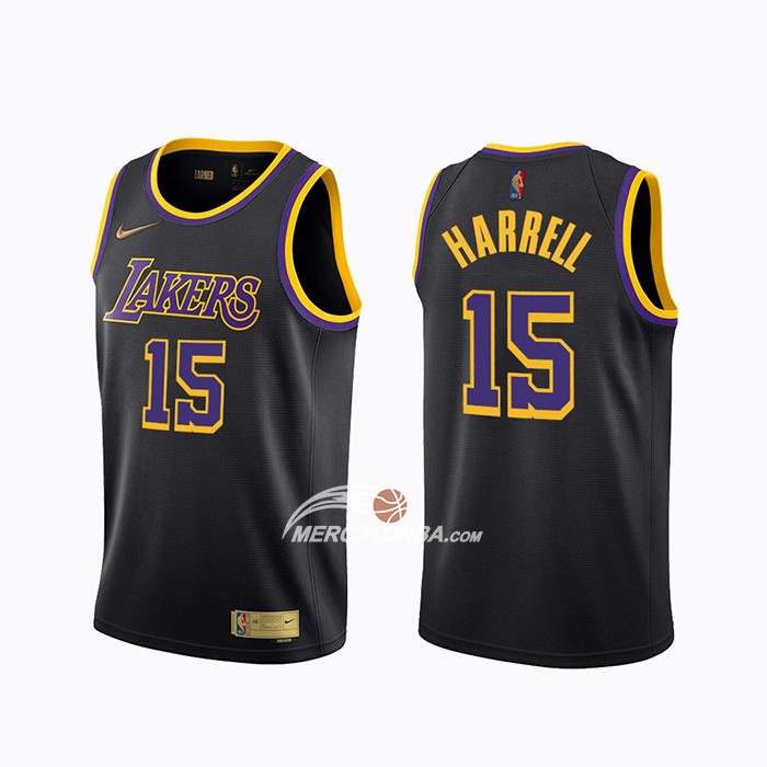 Maglia Los Angeles Lakers Montrezl Harrell Earned 2020-21 Nero